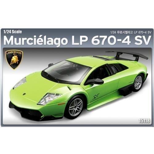 Academy Models Plastic Model Kit 1/24 Lamborghini Murcielago Lp 670-4 Sv