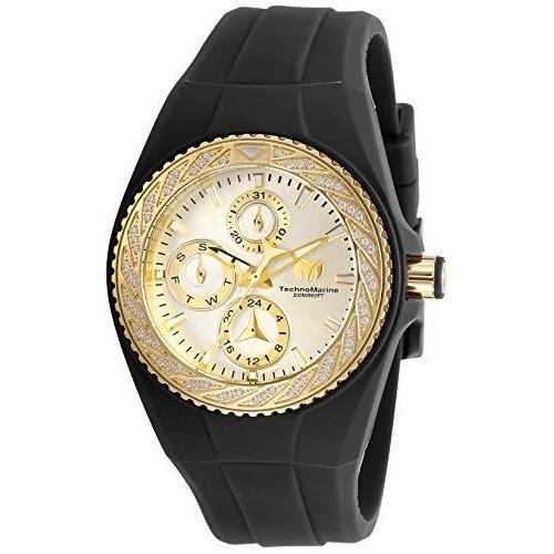 Technomarine TM-118114 レディース クルーズ グリッツ ゴールド シルバーダイヤルウォッチ