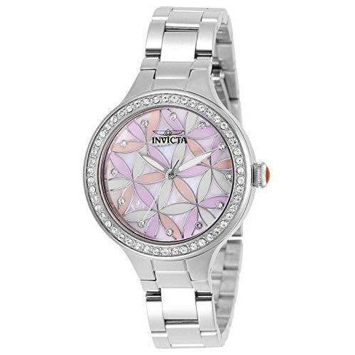 Invicta Women's 28823 Wildflower Quartz 3 Hand White Dial Watch