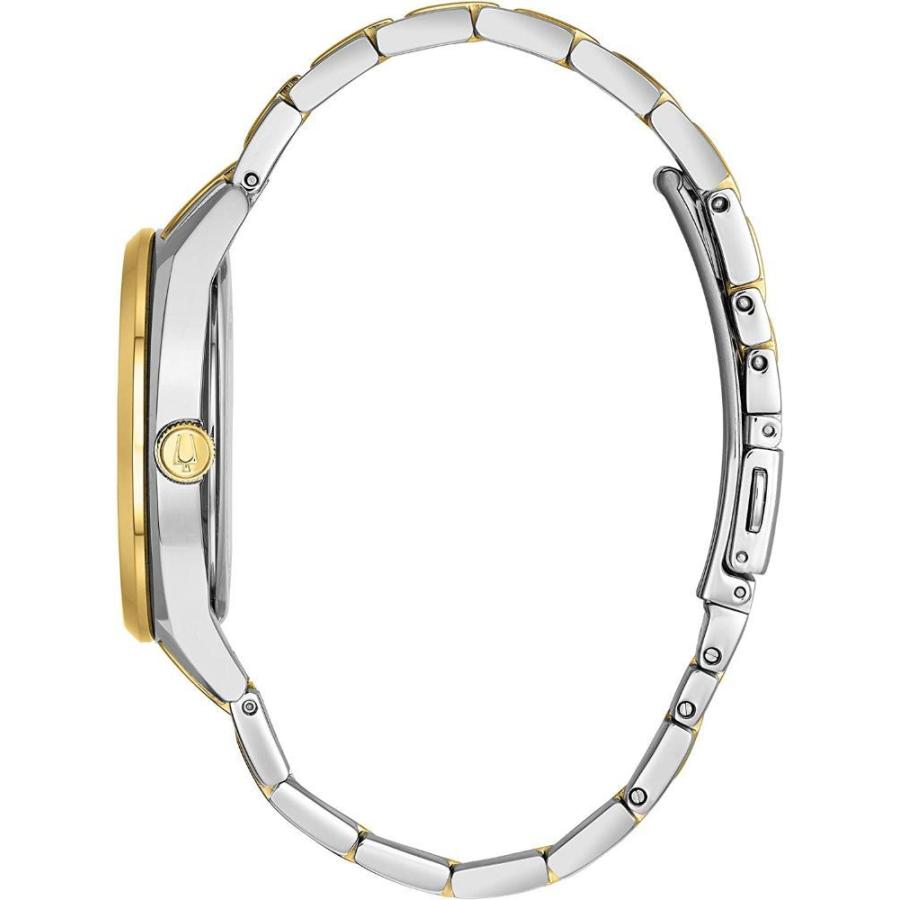 【限定価格】BULOVA クォーツ メンズ Bulova ブローバ クォーツ 腕時計 メンズ シルバー/ゴールド