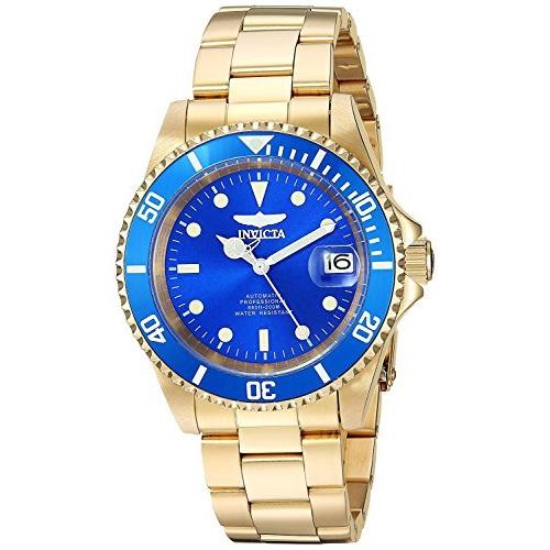 Invicta Men's 24763 Pro Diver Automatic 3 Hand Blue Dial Watch