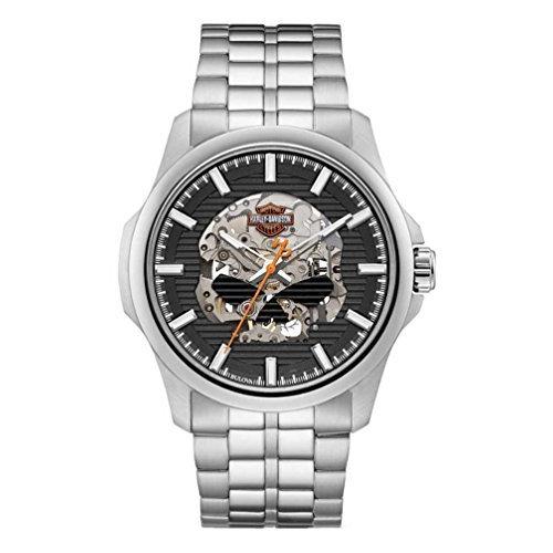 ハーレーダビッドソンWillie G Skull 自動巻き腕時計