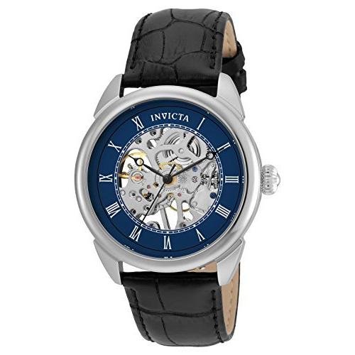 Invicta Men 's ' Specialty ' Mechanical Hand Windステンレススチールan