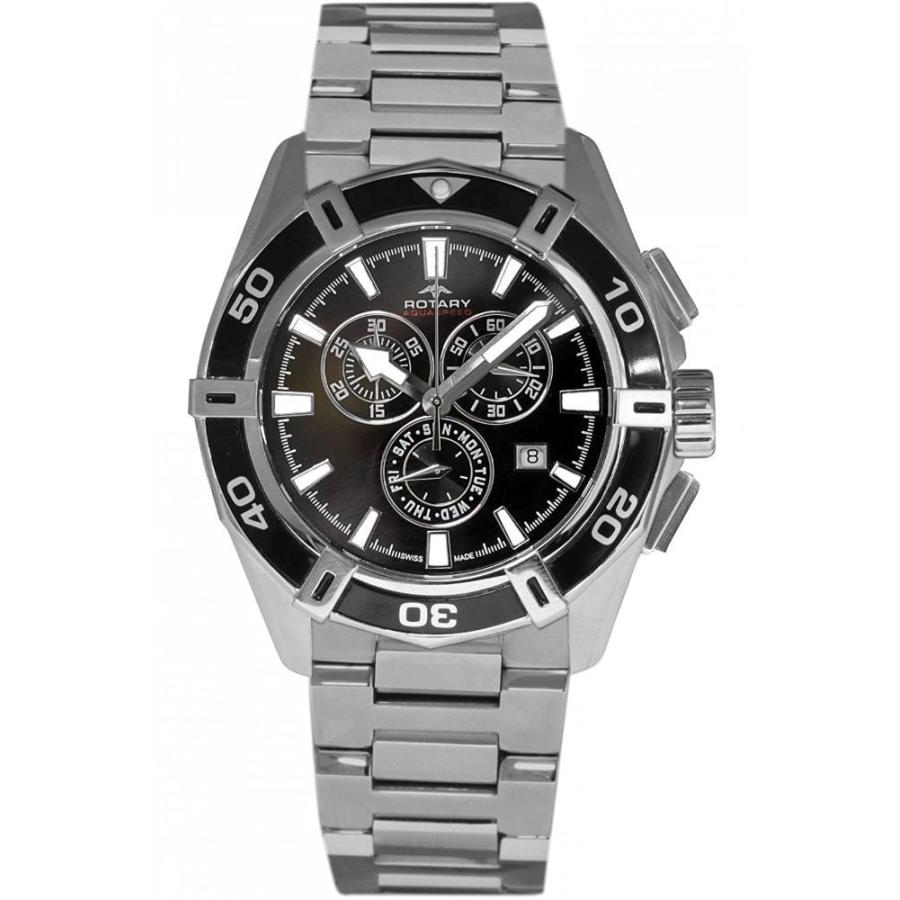 メンズ ロータリー アクアスピード スイス クロノグラフウォッチ AGB90089/C/04(28327円)