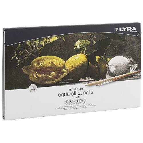 LYRA Rembrandt Aquarell Artists' Colored Pencils, Set of 36 Pencils, Assort