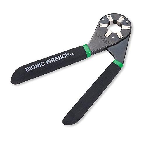 LoggerHead Tools 8 Inch Bionic Adjustable Wrench | 14 Wrenches in 1 | Grabs