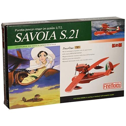 Fine Molds Porco Ross: Savoia S.21 Model Kit (1:72 Scale)