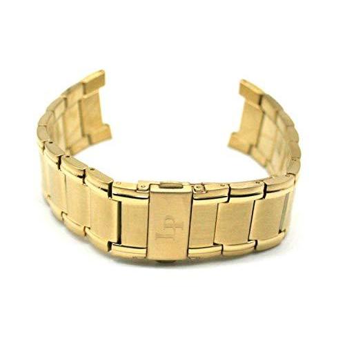 Lucien Piccard 24MM Stainless Steel Band Strap Bracelet 7 Inches Gold Fits Lucien piccard stainless steel - Gem