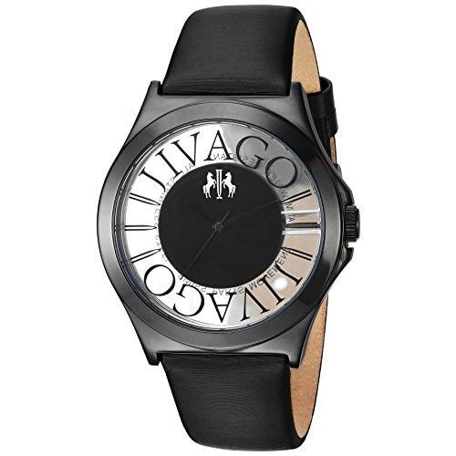 おすすめ Jivago ブラック 楽しい」スイスクォーツステンレススチールカジュアルウォッチ、カラー：（モデル：Jv8432） レディース 腕時計用ベルト、バンド