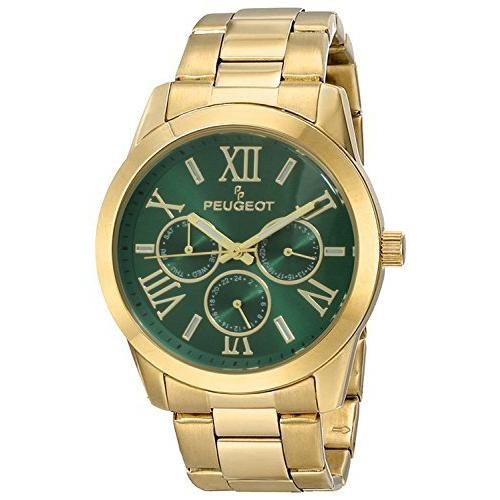 プジョーWomen 's 7095?GRアナログディスプレイ日本クォーツゴールド