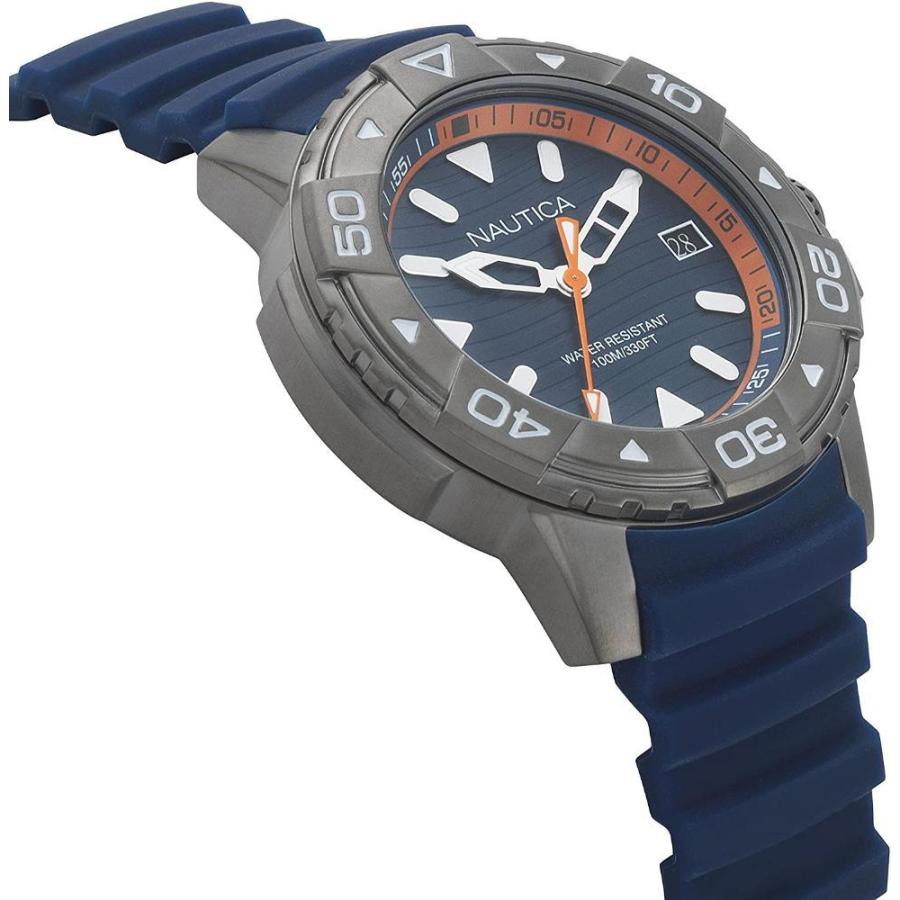 Nautica Men's Edgewater Collection Stainless Steel Japanese-Quartz