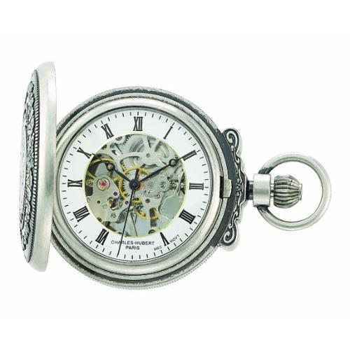 注目の福袋をピックアップ！ Charles-Hubert, Paris 3865-S Classic Collection Antiqued Finish Hunter Case 腕時計用ベルト、バンド
