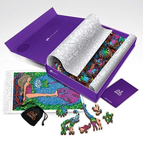 DaVICI 木製ジグゾーパズル 大人と子供用 世界的に有名なパズル コレクション2 (共有ジョイ)