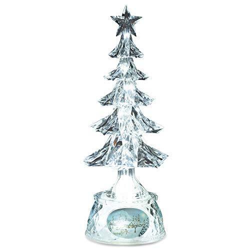 Roman 133091 ミュージカルLEDツリー回転 13インチ クリア