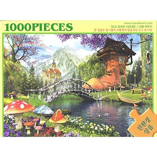 [ Chamberart ] 1000ピースプレミアムJigsawパズル「古い靴ハウス」a-1104?by Dominic Davison