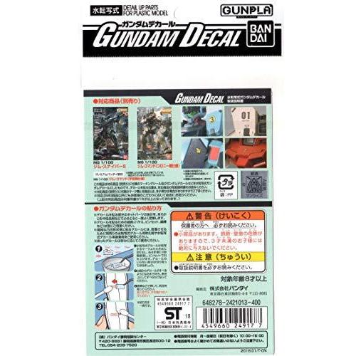 118セット② ガンダムデカール MG 1/100 ジム・スナイパーII/ジム・コマンド