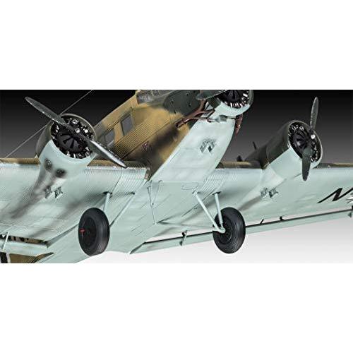 ドイツレベル 1/48 ドイツ空軍 ユンカース Ju52/3m 輸送機 プラモデル 03918[並行輸入品]（※超レア 要在庫確認 ）｜athena8｜03