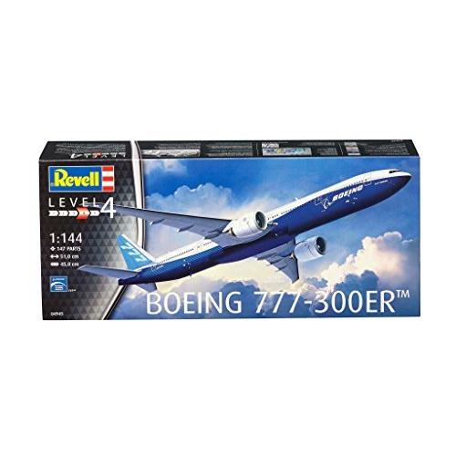 Revell German Level 1/144 Boeing 777-300er Plastic Model Revell German Level 1/144 Boeing 777-300er Plastic Model