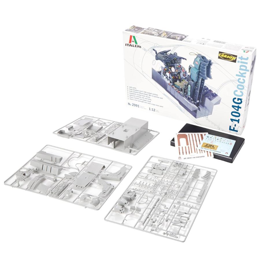 イタレリ 2991S 1:12 F-104G コックピット / 模型製作