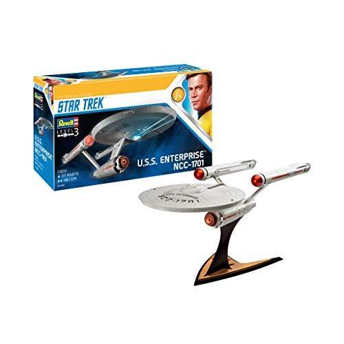 ドイツレベル スタートレック 宇宙大作戦 NCC-1701 U.S.Sエンタープライズ 1/600スケール プラモデル GR04991[並行輸入品]｜athena8