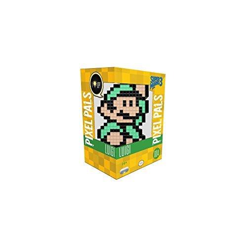 PDP Pixel Pals Nintendo Super Mario 3 Luigi Collectible Lighted Figure[並行輸入