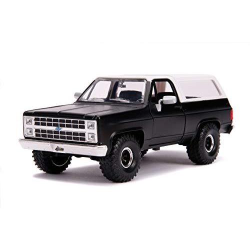 Just Toys Jada Trucks Toy Black, Car Die-cast K5 Blazer Chevrolet 1980 1:24 電子玩具 【希少！！】