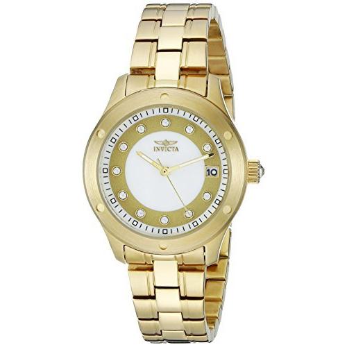 Invicta Women's 21405 Wildflower Analog Display Japanese Quartz Gold Watch