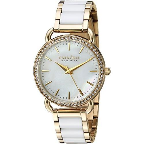 Caravelle New York レディース クォーツ ステンレス スチール 