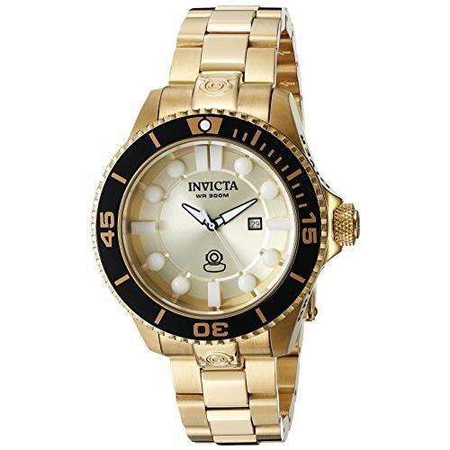 Invicta Women 's 19823?Pro Diverアナログ表示SwissクオーツGold