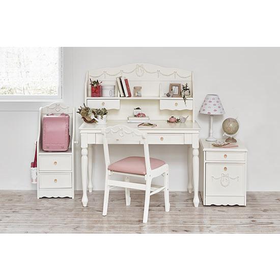 ランドセルラック ホワイト RCC-1856WH［プリンセス家具 子供部屋］／同梱不可・代引き不可の画像
