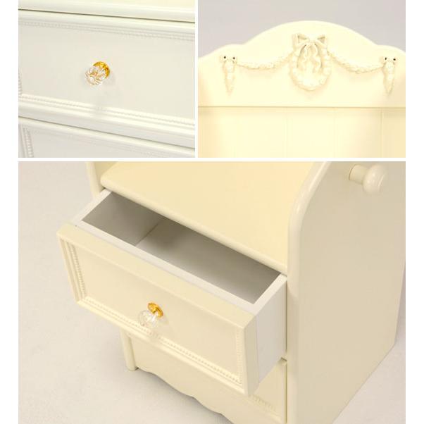ランドセルラック ホワイト RCC-1856WH［プリンセス家具 子供部屋］／同梱不可・代引き不可の画像