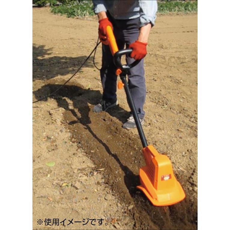 家庭用電動耕運機 耕す造 300W AKT-300WR 1446077／同梱不可・代引き不可の画像