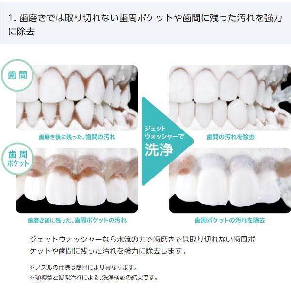 パナソニック ジェットウォッシャー ドルツ EW-DJ42-W ［口腔洗浄器 お風呂場でも使える防水 海外対応 充電式］の画像