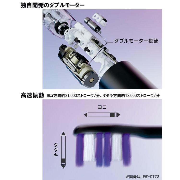 パナソニック 音波振動ハブラシ ドルツ EW-DT63 : アテーネYahoo!店