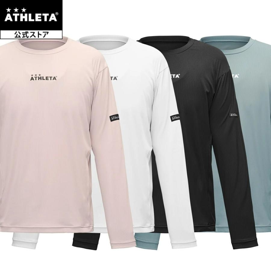 アスレタ ATHLETA ベースレイヤーLSプラシャツ フットサルウェア 長袖 ロンT ロングスリーブ シャツ サッカー フットサル 01100 | 