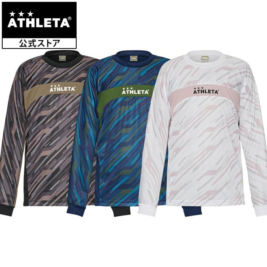 アスレタ ATHLETA グラフィックプラクティスシャツ フットサルウェア 長袖 シャツ プラシャツ ロンT フットサル サッカー  02395 | ATHLETA