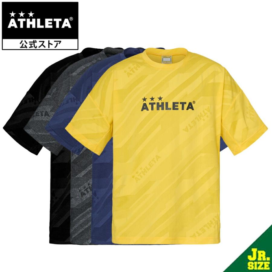 アスレタ ATHLETA ジャガードスウェットシャツ(Jr) 半袖 Tシャツ ジュニア フットサルウェア サッカーウェア フットサル サッカー 03372j | ATHLETA