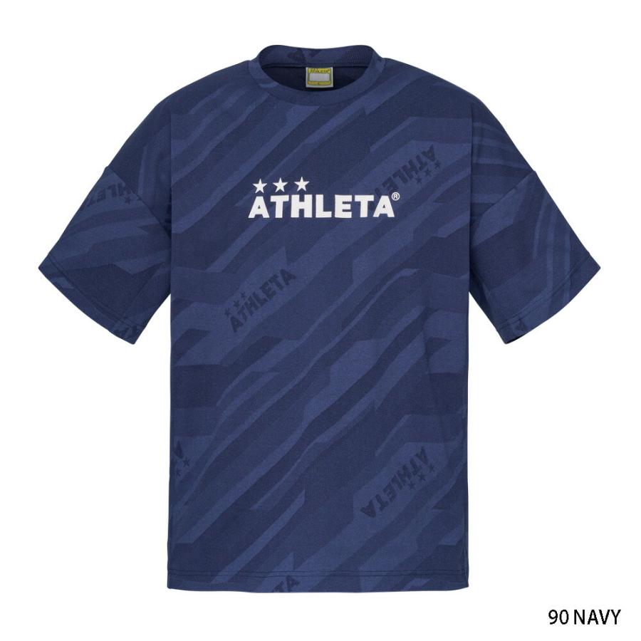 アスレタ ATHLETA ジャガードスウェットシャツ(Jr) 半袖 Tシャツ ジュニア フットサルウェア サッカーウェア フットサル サッカー 03372j | ATHLETA | 01