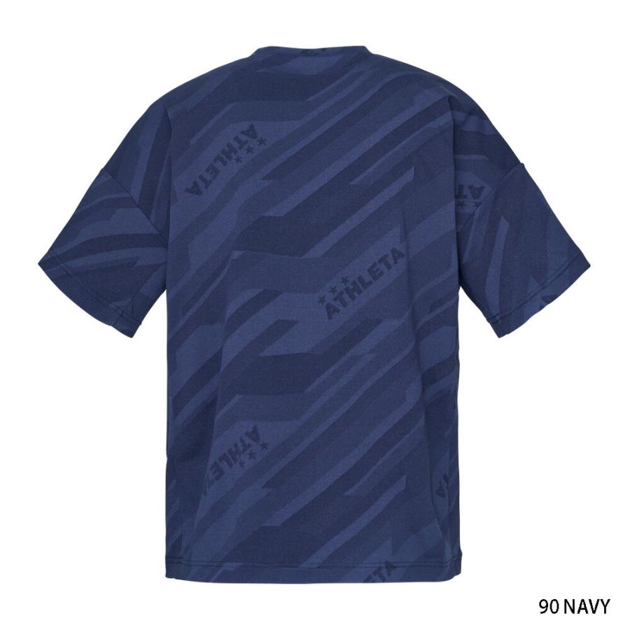 アスレタ ATHLETA ジャガードスウェットシャツ(Jr) 半袖 Tシャツ ジュニア フットサルウェア サッカーウェア フットサル サッカー 03372j | ATHLETA | 02