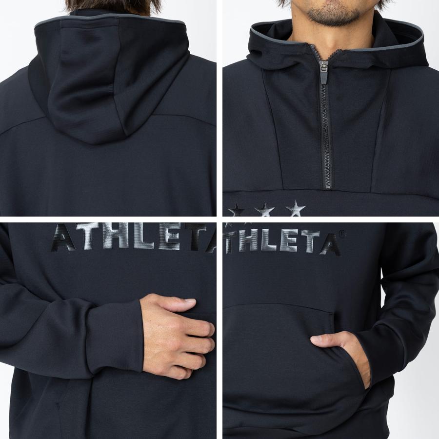 新品限定完売！アスレタロゴジャケットLL/ATHLETAはフットサルブラック 新品限定完売！アスレタロゴジャケットLL/ATHLETAはフットサルブラック