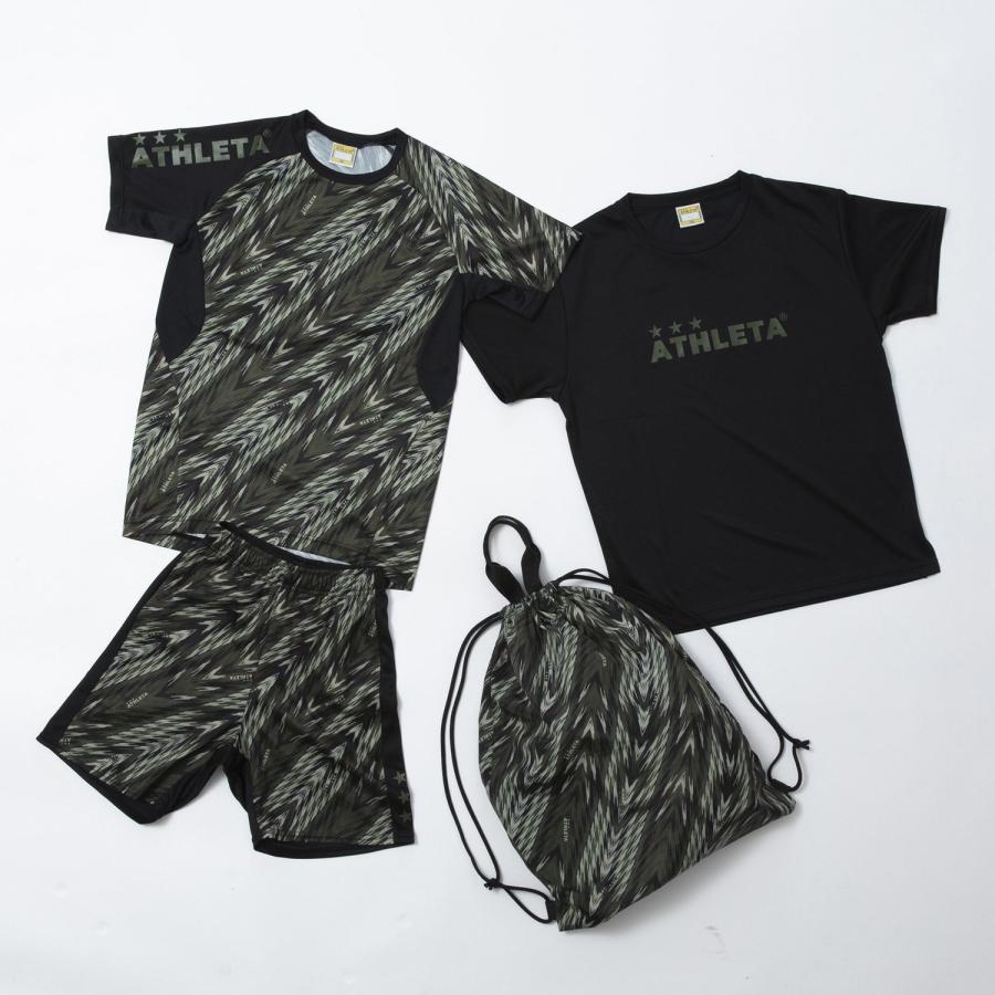 14cm アスレタ ATHLETA ジュニアセットアップ ベージュブラック ATHLETA（アスレタ） ジュニア サッカーウェア 上下セット フットサル