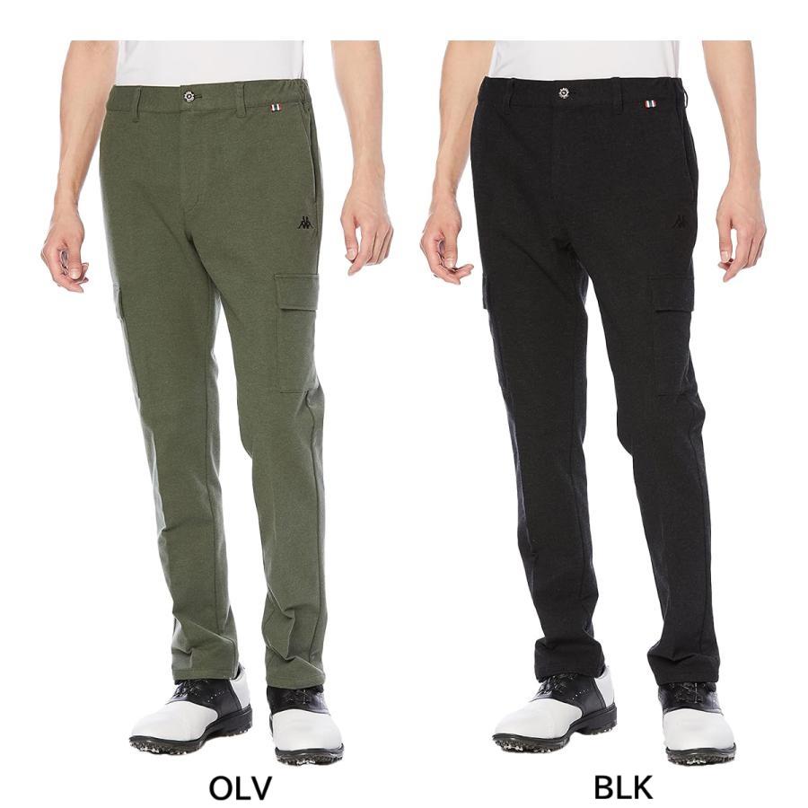 新品タグ付き　Lサイズ　定価1万6000円kappa  ゴルフパンツ Kappa GOLF kappaゴルフ カーゴパンツ（秋冬）（KGA21MLP12 OLV BLK