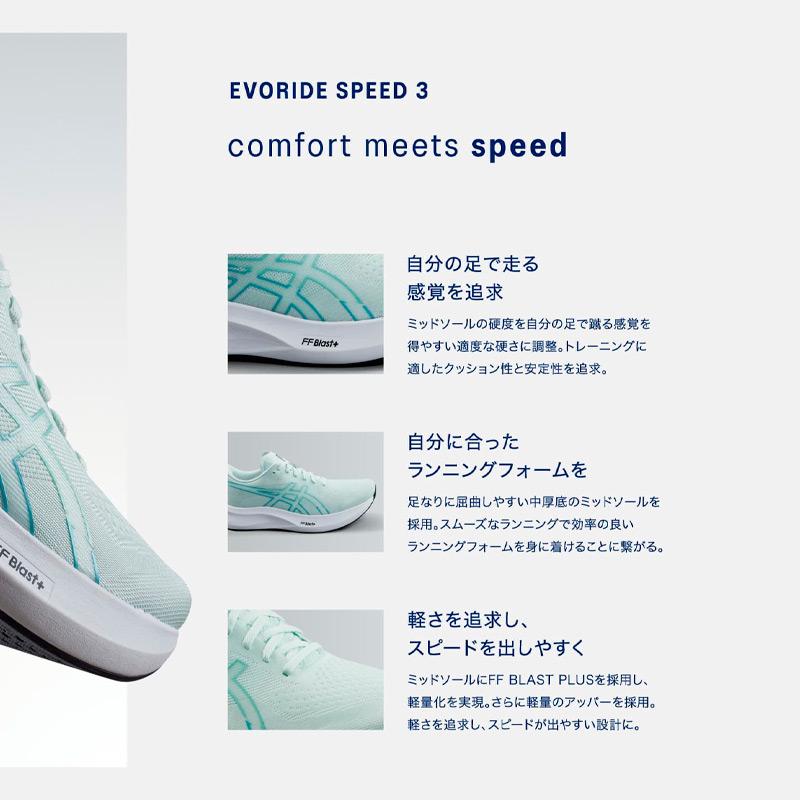 EVORIDE アシックス asics エボライドスピード 3 1011B969-300 メンズ