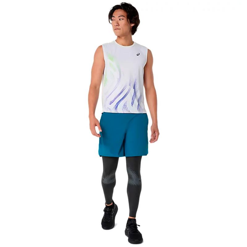 ASICS（アシックス） ランニンググラフィックスリーブレスシャツ