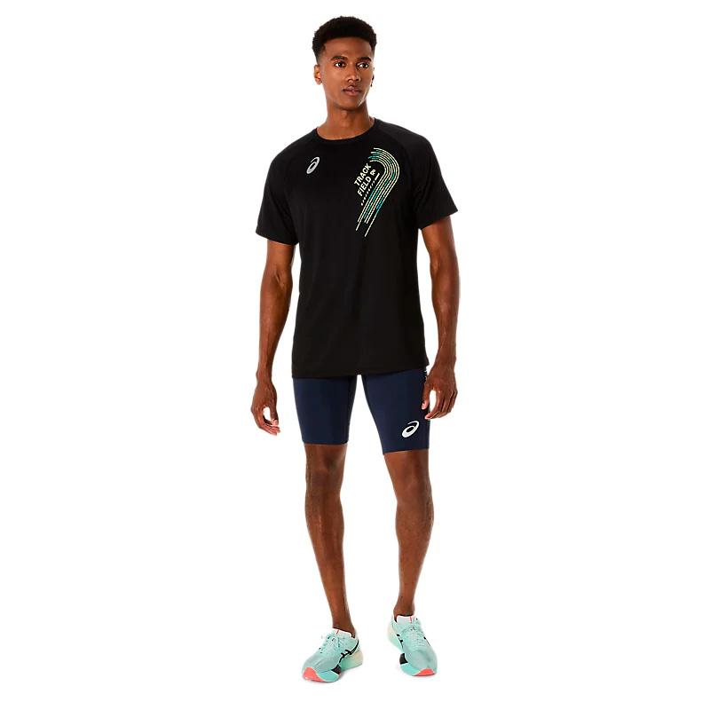 ASICS（アシックス） トラック プラクティス グラフィック半袖シャツ