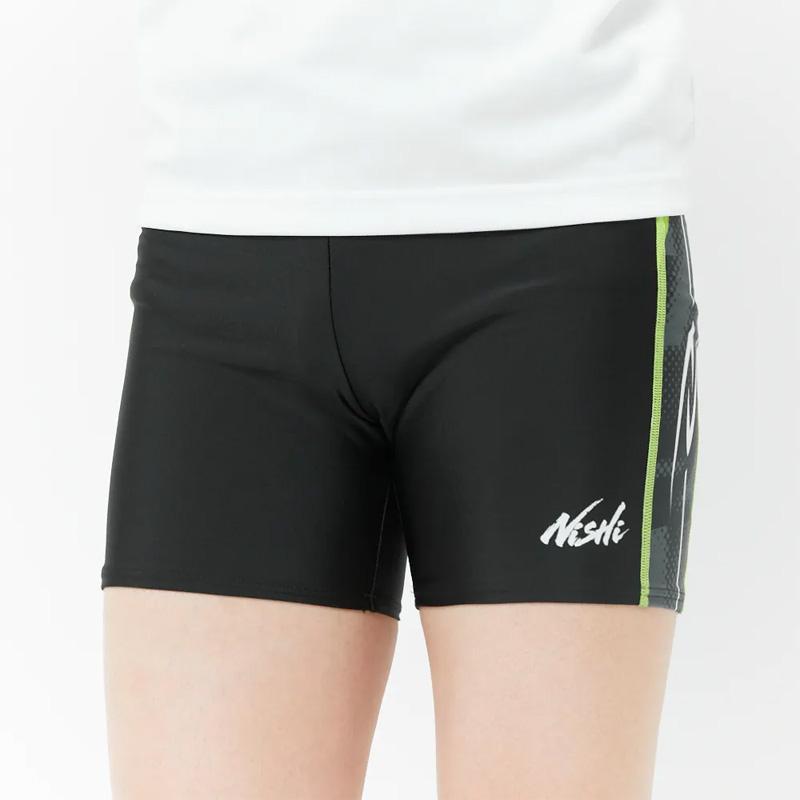 ニシ・スポーツ NISHI T＆Fプラクティスクオータータイツ Pブラック×P