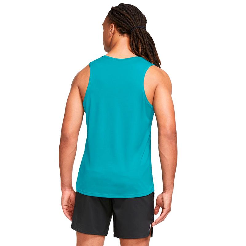NIKE テニス メンズ タンクトップ L Dri-FIT ネイビーxブルー