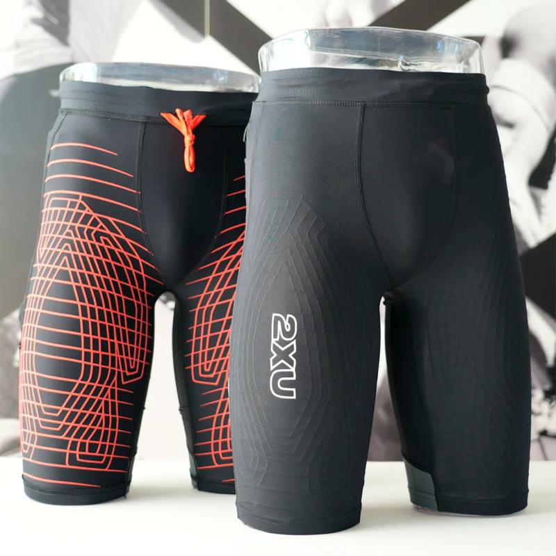 2XU ツータイムズユー ライトスピード リアクト コンプレッションショート MA7050B BLK/WRF メンズ ランニング ウエア タイツの画像