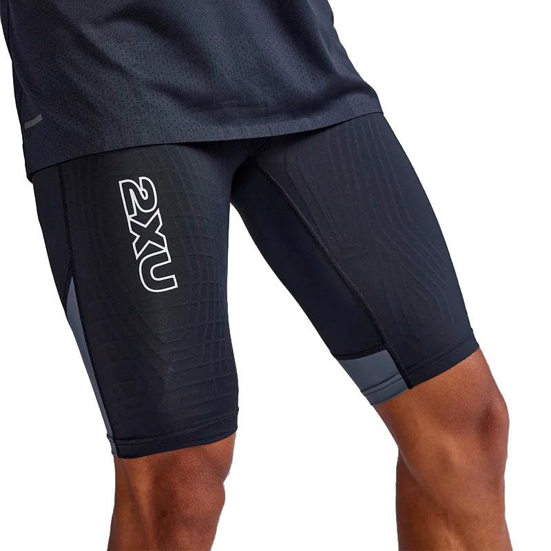 2XU ツータイムズユー ライトスピード リアクト コンプレッションショート MA7050B BLK/WRF メンズ ランニング ウエア タイツの画像