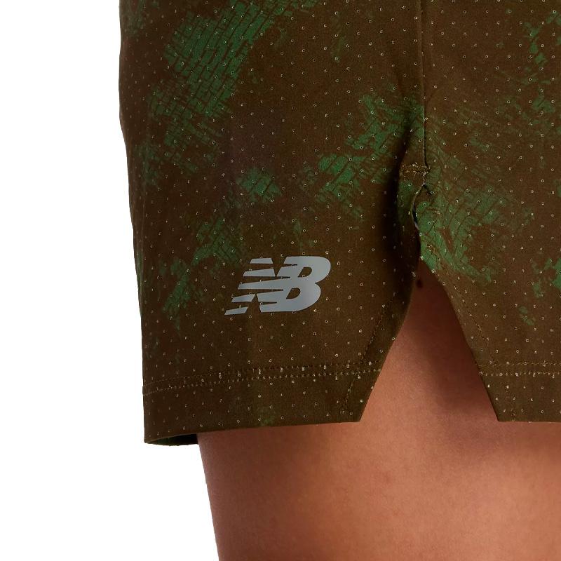 ニューバランス New Balance RCグラフィックショーツ 5インチ(インナー付) MS43285WDL メンズ ランニング パンツ 25FWの画像